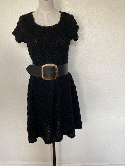 Robe femme noire vintage La fée maraboutée