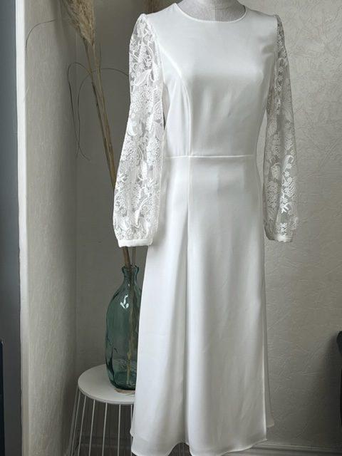 Robe de mariée longue blanche