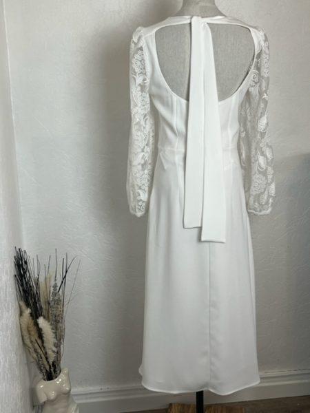 Robe longue blanche de mariée