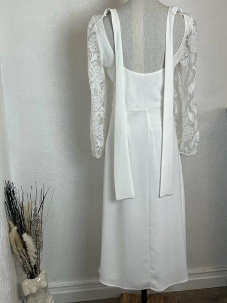 Robe longue de mariée blanche