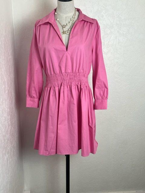 Robe patineuse rose femme