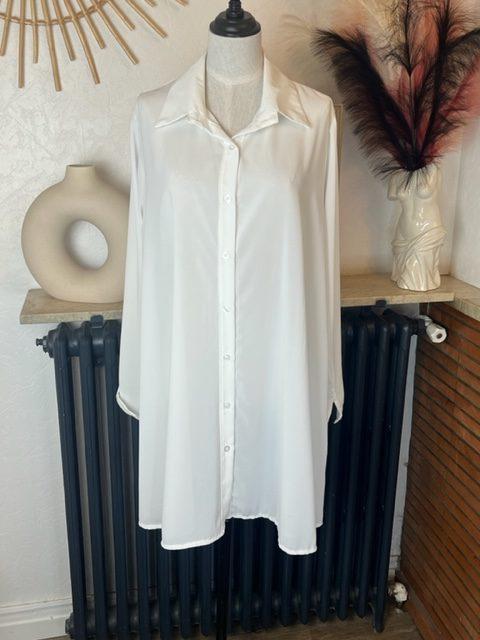 Tunique robe femme blanche