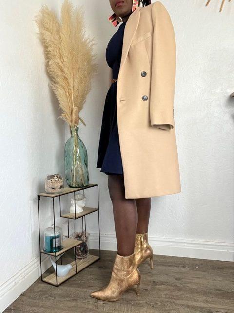 Manteau femme Zara beige