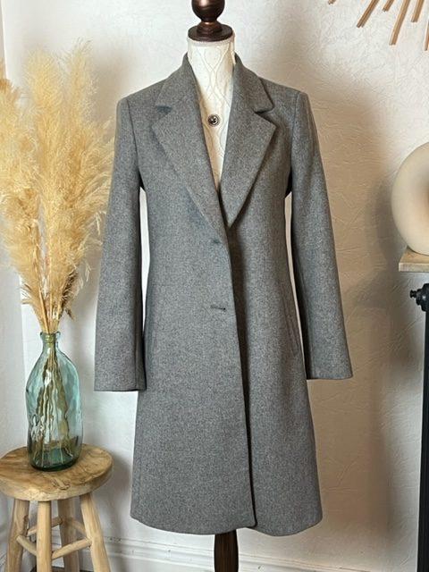 femme Zara gris manteau
