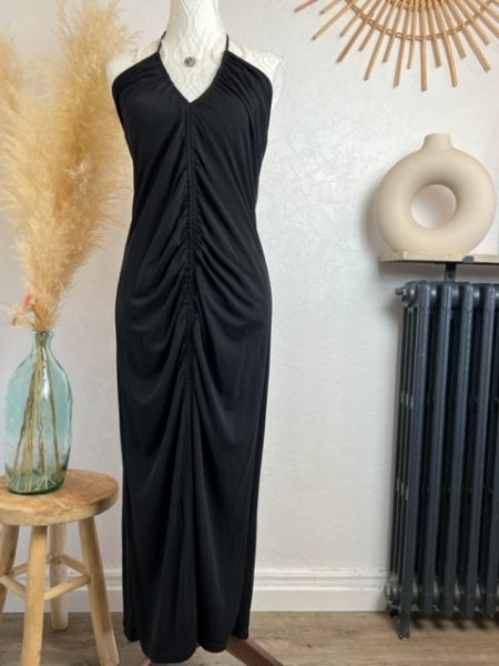 noire robe longue femme