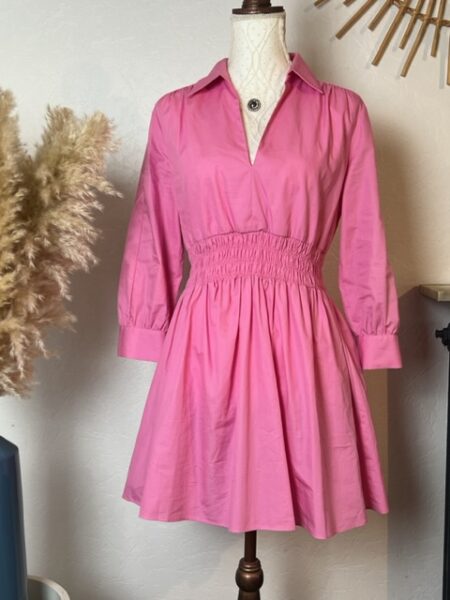 patineuse femme rose robe